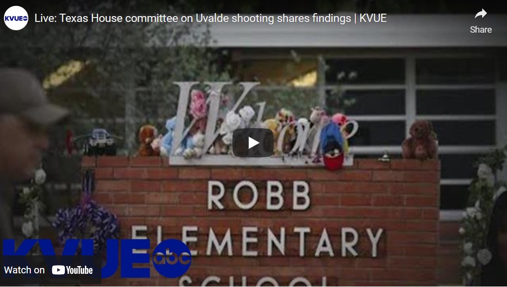 Uvalde Report: Texas House Cmte Finds Systematic Failures by Law Enforcement [WATCH]