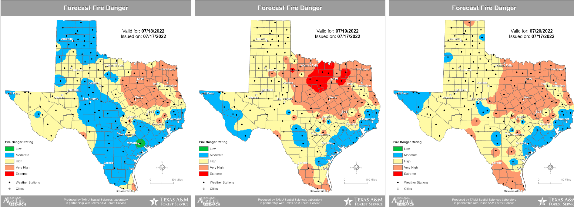 Texas A&M Forest Service Warns of High Fire Danger Amid Sweltering Temperatures