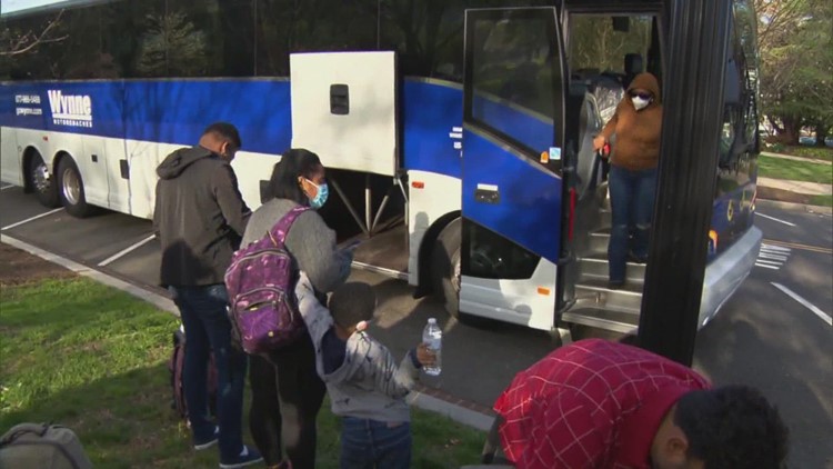 Governor Abbott Announces First Bus Of Migrants Arrives In New York City