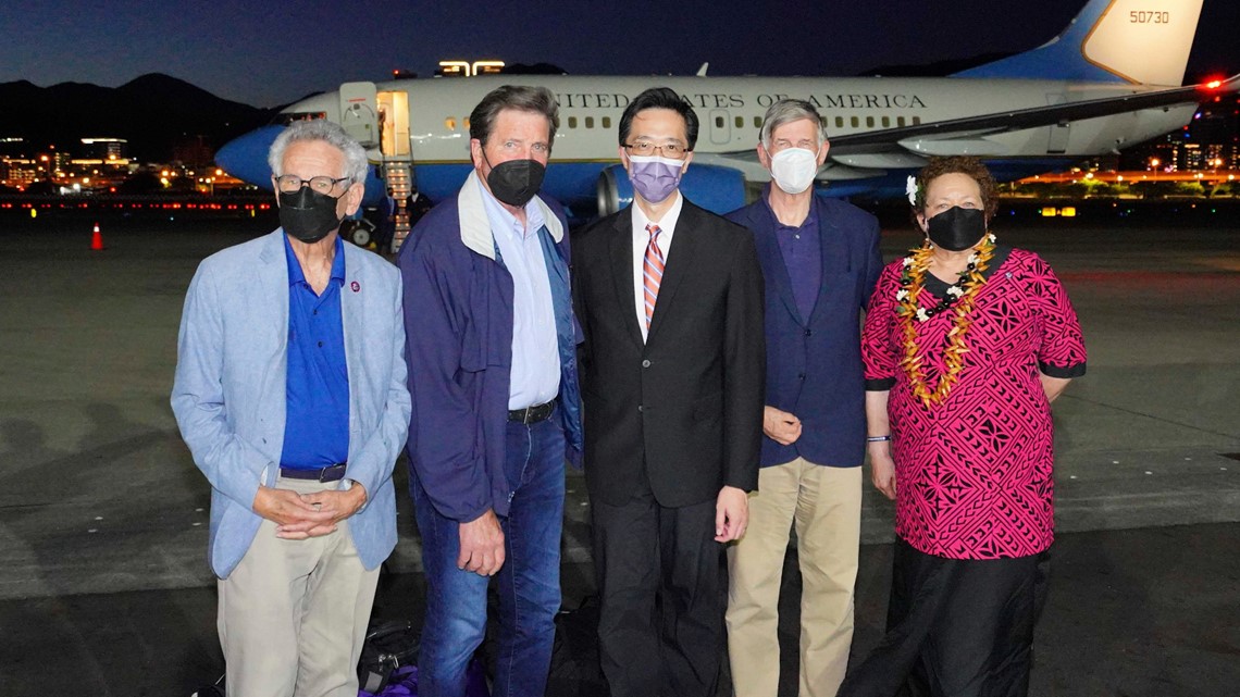 A 2nd Congressional Delegation Visits Taiwan; China Announces More Military Drills