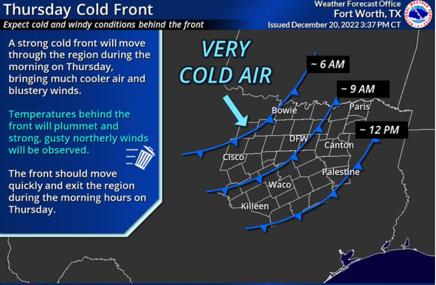 Arctic Cold Front To Hit North Texas
