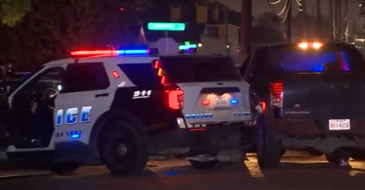 Driver Hits 4 Dallas Police Officers On Domestic Dispute Call