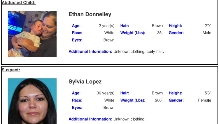 Amber Alert Issued for 2-year-old in Rains County