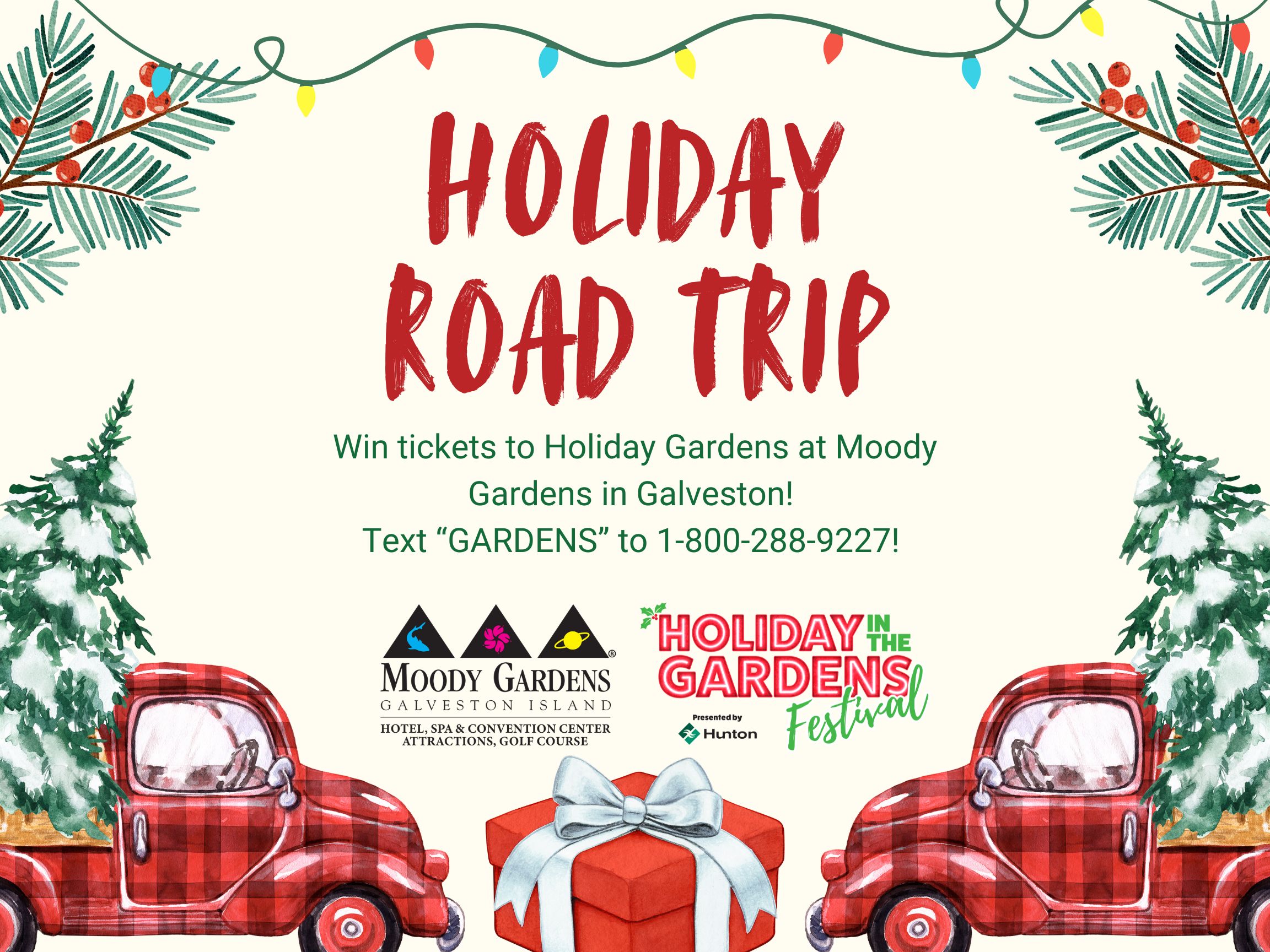 Text to Win Tickets to Moody Gardens