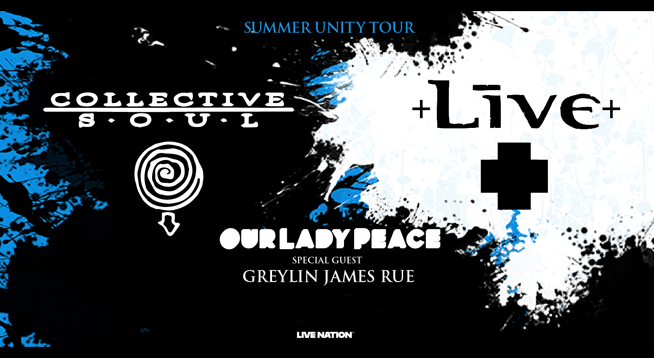 107one CONTESTS | +LIVE+, COLLECTIVE SOUL, AND OUR LADY PEACE