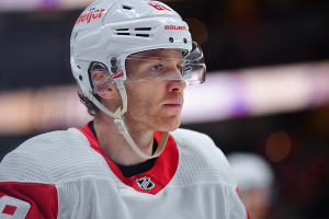 Jan. 7, 2024 ~ Detroit Red Wings right wing Patrick Kane (88) during the first period at Honda Center. Photo: Gary A. Vasquez ~ USA TODAY Sports