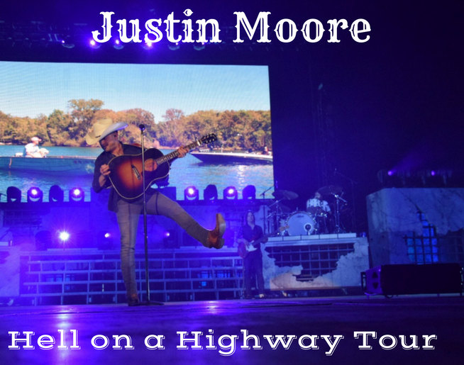Justin Moore Hell on a Highway Tour