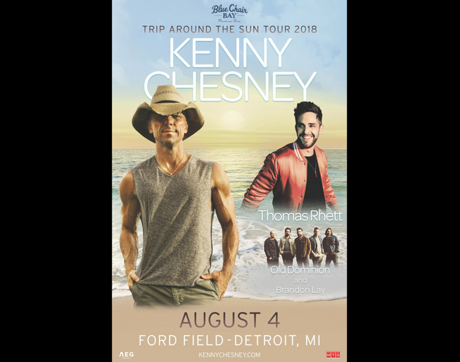 Kenny Chesney @ Ford Field in 2018!