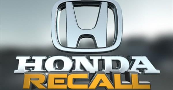 Honda Recall Alert!