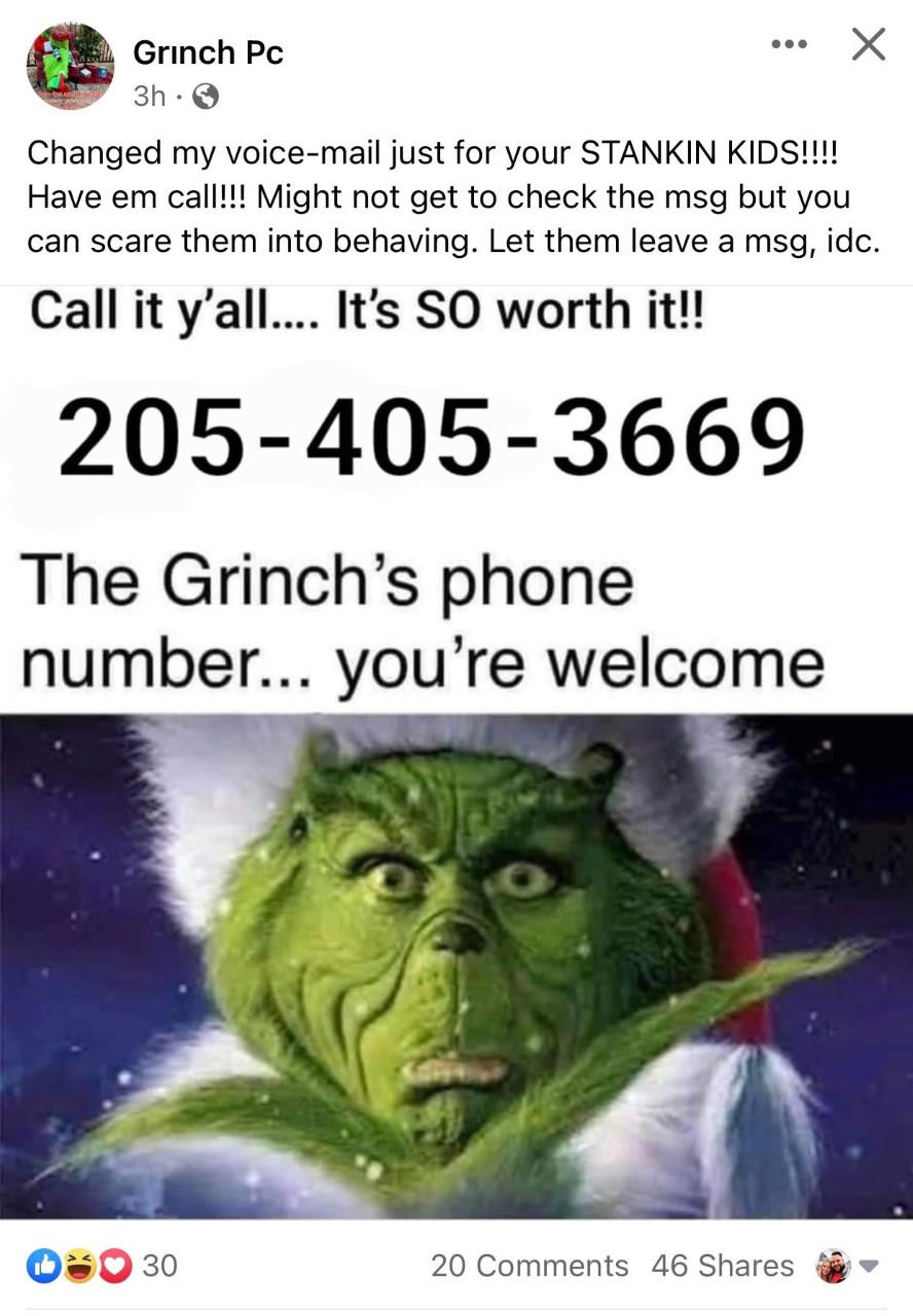 Have Your Kids Call The Grinch!