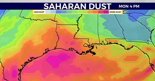 Saharan dust prompts ‘Air Quality Alert’ for Louisiana