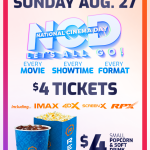 Shreveport-Bossier has $4 Movies & $4 Popcorn/Drink Combo