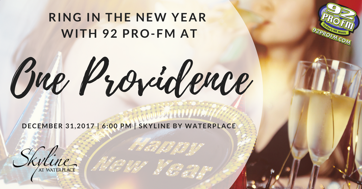 Ring in the New Year at One Providence by Skyline at Waterplace
