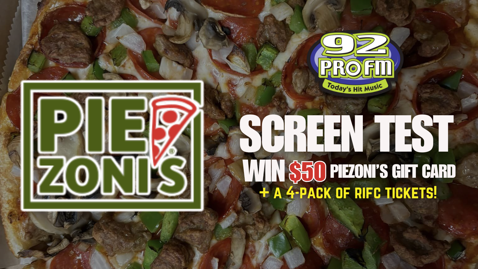 Screen Test: Win a $50 PieZoni’s Gift Card & RIFC Tickets!