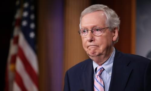 Mcconnell Keeps His Head Down As Government Shutdown Drags On