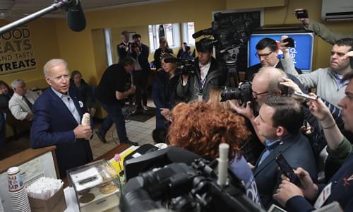 Reporter: Biden Campaign Physically Blocking Press from Asking Questions