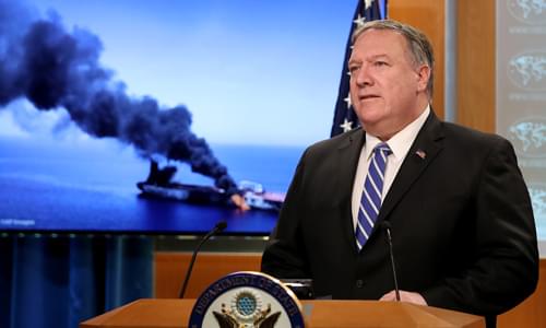 Gulf Of Oman Tanker Attacks: US Says Video Shows Iran Removing Mine