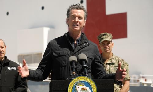 California Governor: Virus Is Opportunity for Progressives