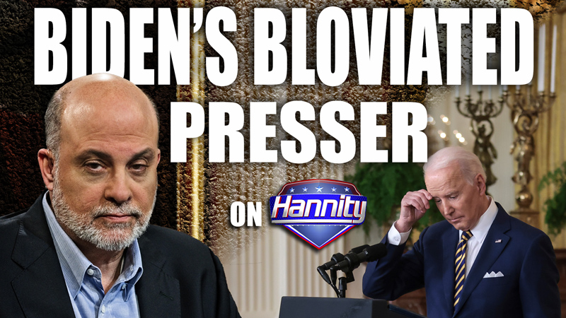 Biden’s Bloviated Presser