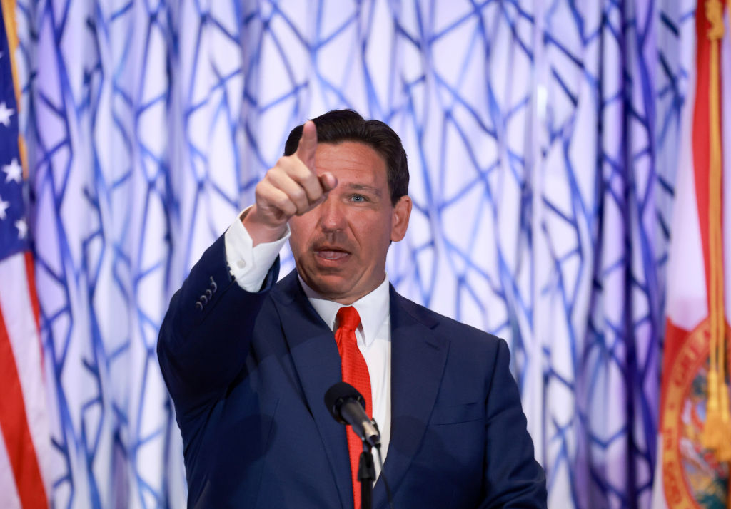 Gov DeSantis Schools Reporter Who Called Antisemitic Protests ‘Overwhelmingly Peaceful’