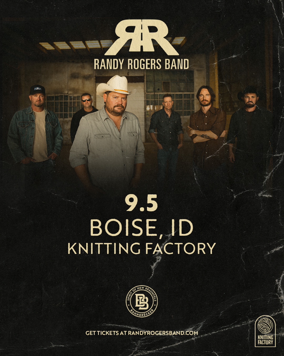 Randy Rogers Band, September 5th in Boise