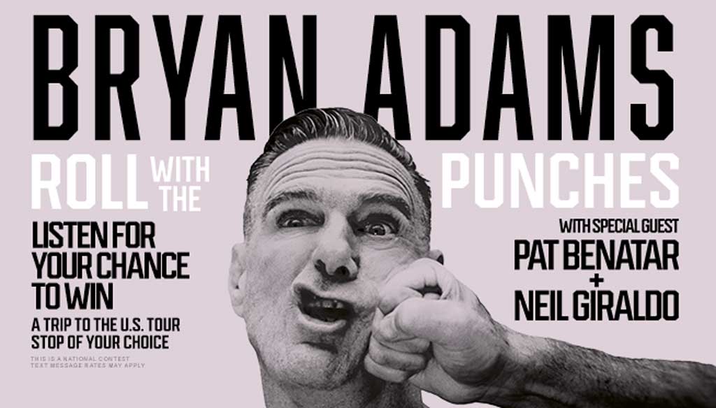 See Bryan Adams at any US Tour Stop