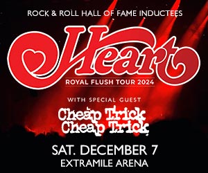 Heart “Royal Flush Tour” With Special Guest Cheap Trick