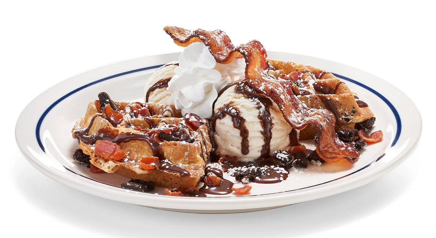 IHOP Has a New Waffle with Oreos, Bacon, and Ice Cream on Top
