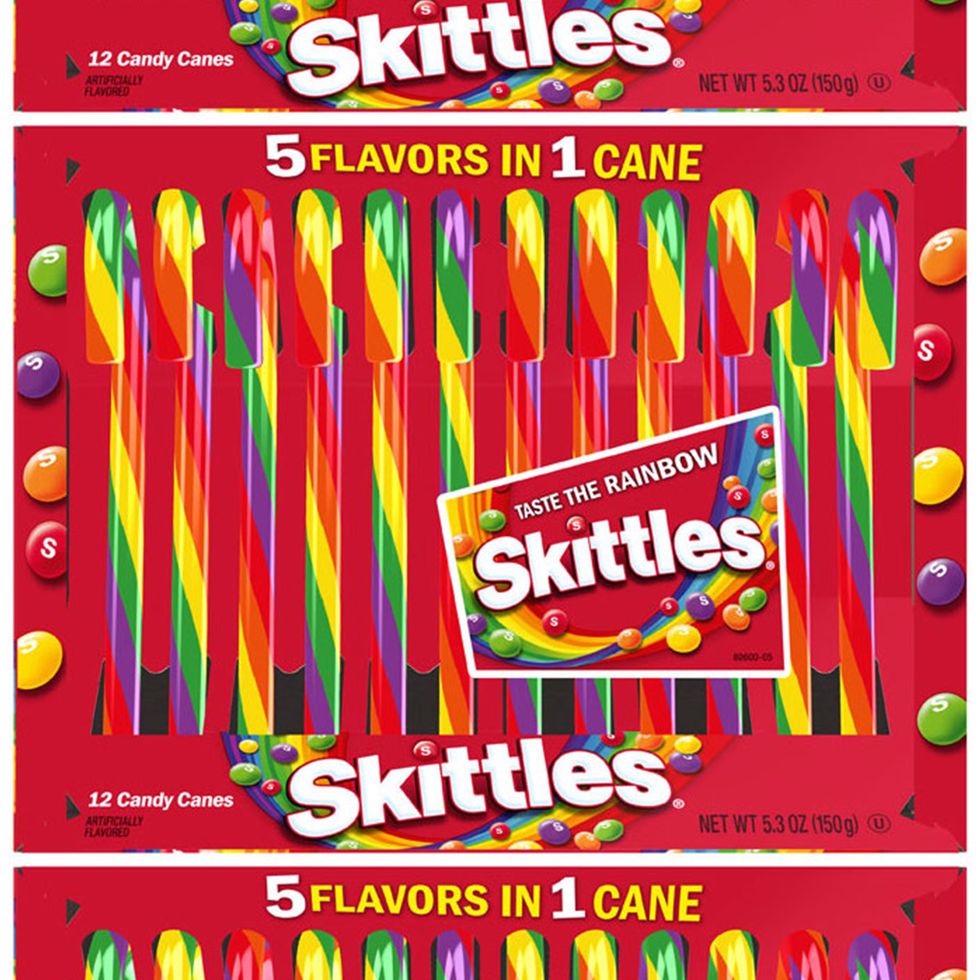 Skittles Candy Canes Are Coming This Christmas