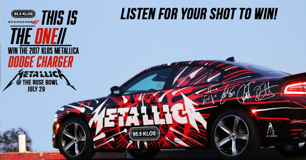 Win the KLOS Metallica Dodge Charger