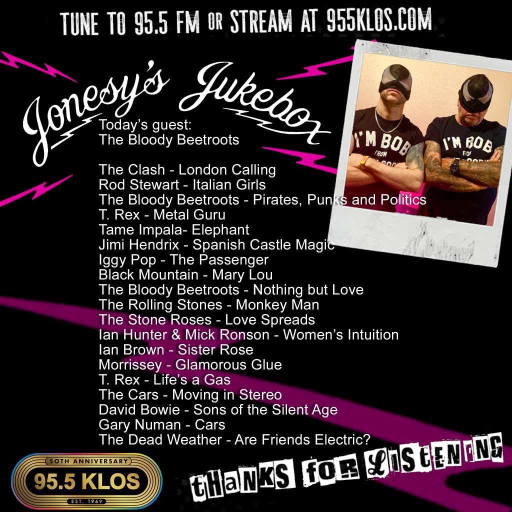 Jonesy’s Jukebox 5/21/19