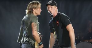 Before “Great Balls Of Fire” Miles Teller Shared the Stage for a Duet with Keith Urban