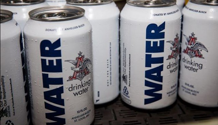 Anheuser-Busch Ships 155,000 Cans Of Drinking Water To Harvey Victims