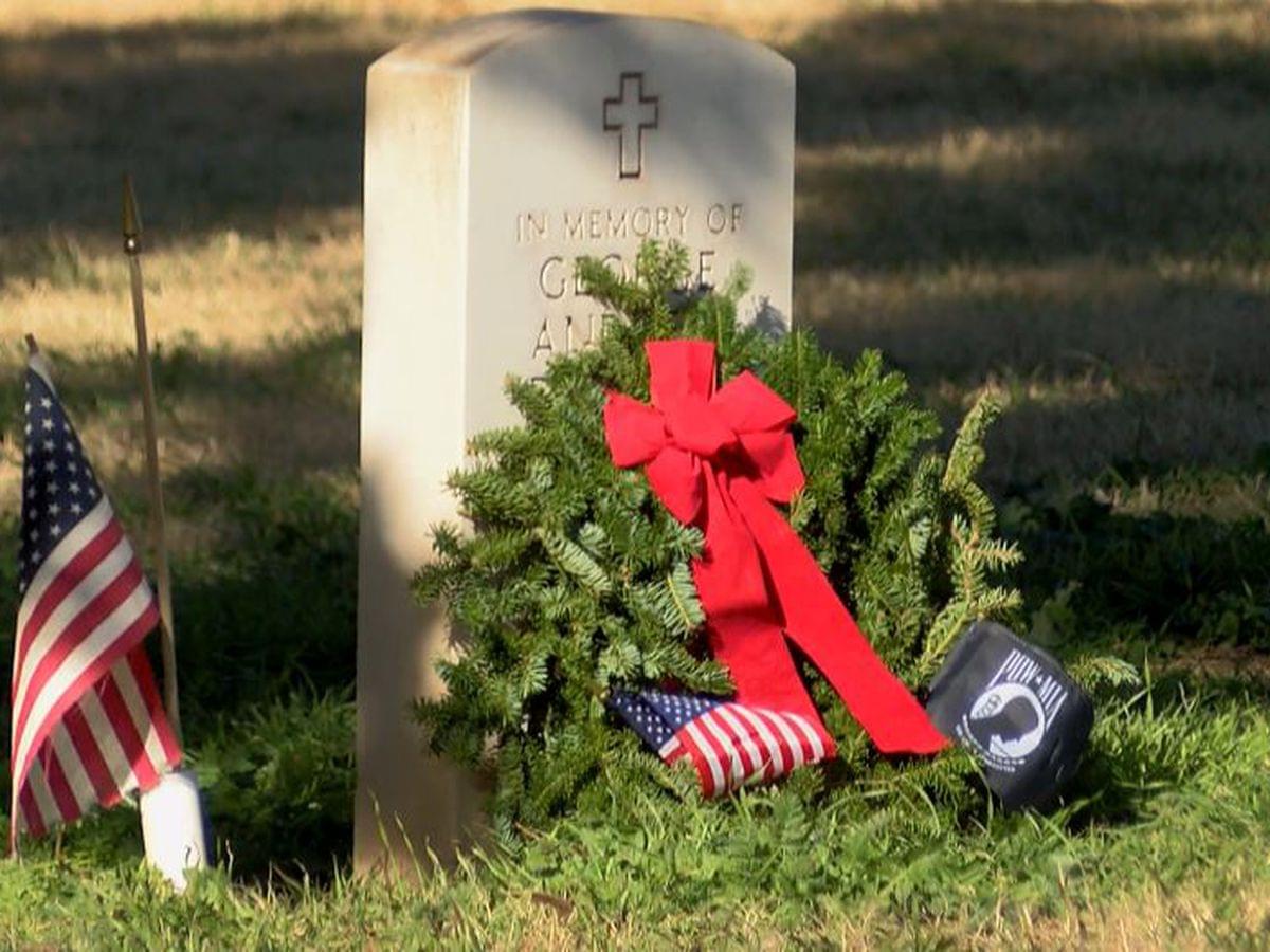 Veterans Graves Get Wreaths For The Holidays