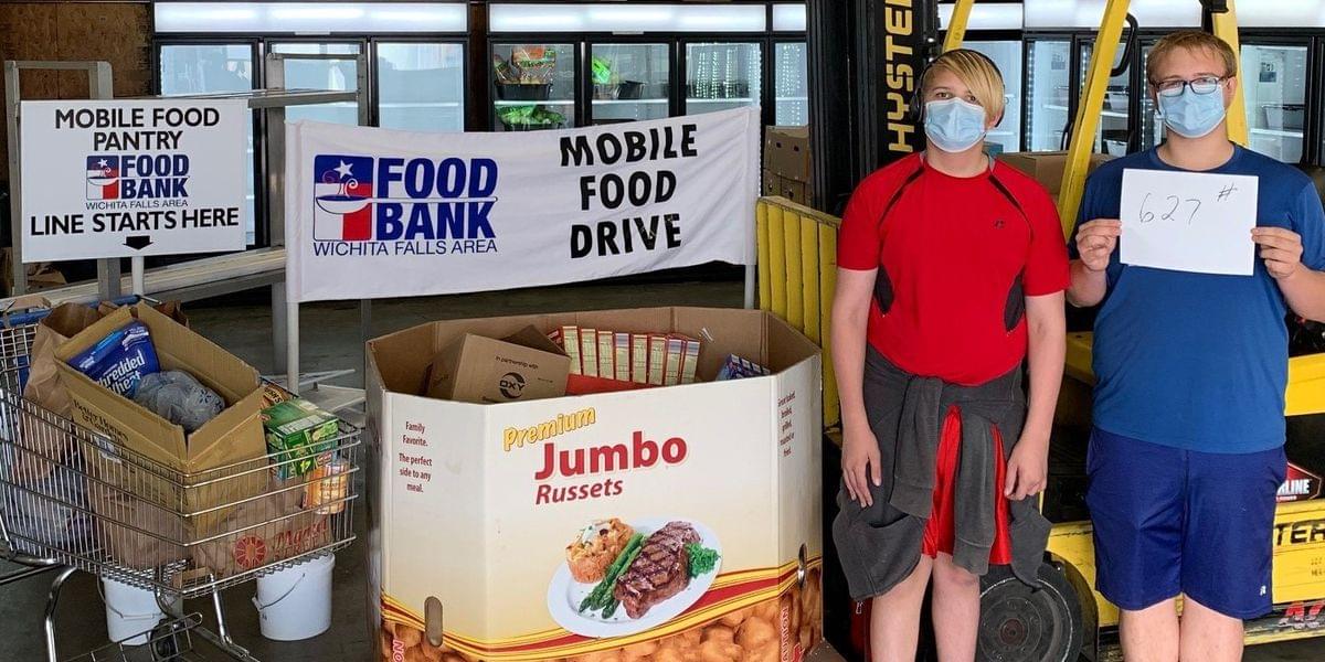 Wichita Falls Boy Scouts Donate Over 600 Pounds Of Food To Food Bank