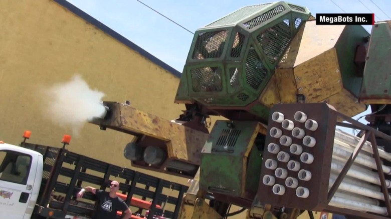 Japanese dare U.S. in robot fight