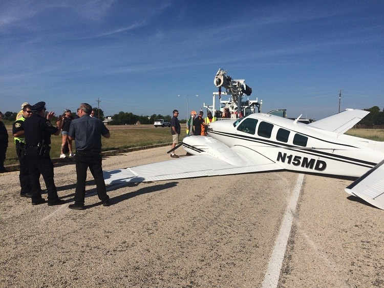 Plane Goes Off Runway In Wichita Falls