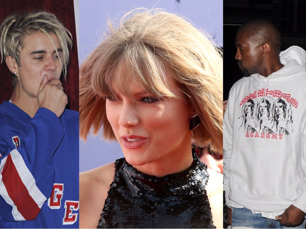 Justin Bieber Takes Swipe At Taylor Swift; Shows Support For Rapper Kanye West