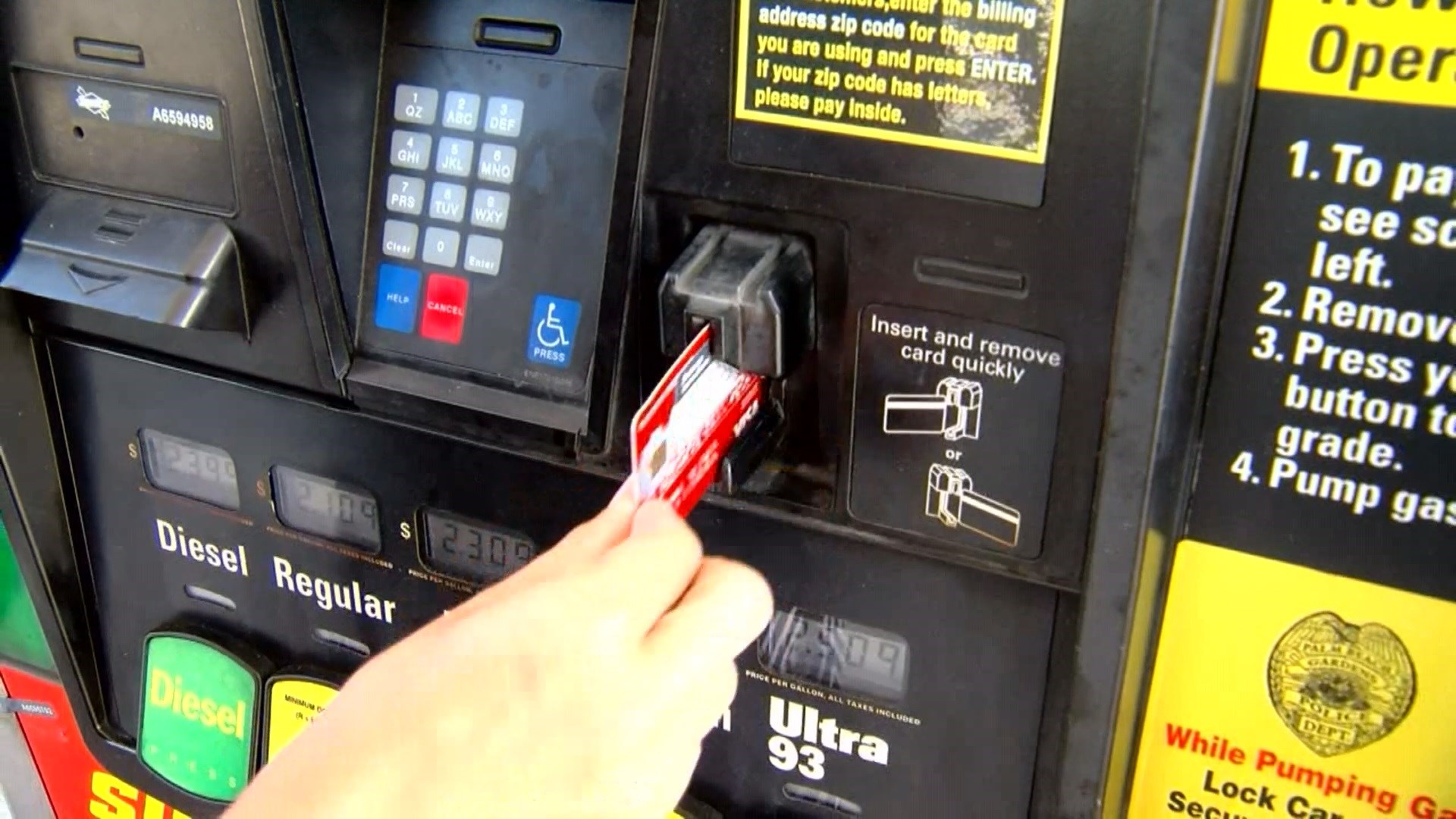 WFPD Warn Public Of Credit Card Skimmers