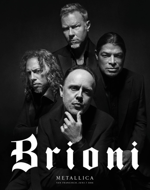 Metallica Model Brioni Menswear In Bohemian Rhapsody-Inspired Photoshoot
