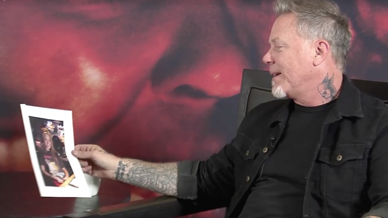 Watch James Hetfield React To Celebrities Wearing Metallica T-Shirts