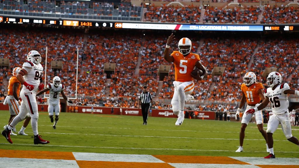 Vols Bounce Ball State In Opener, 59-10￼