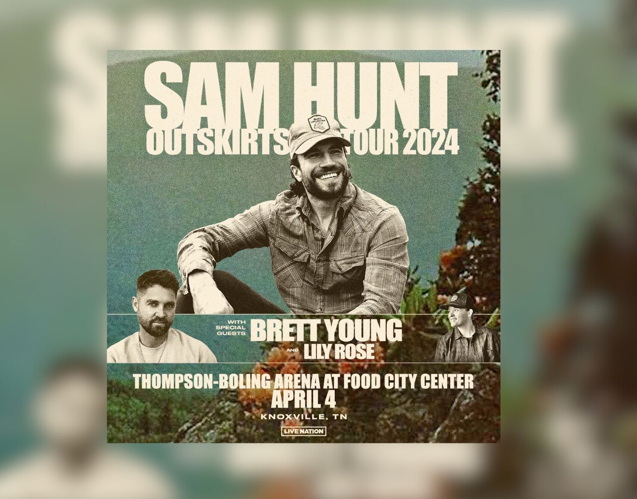 Win a pair of tickets to Sam Hunt!