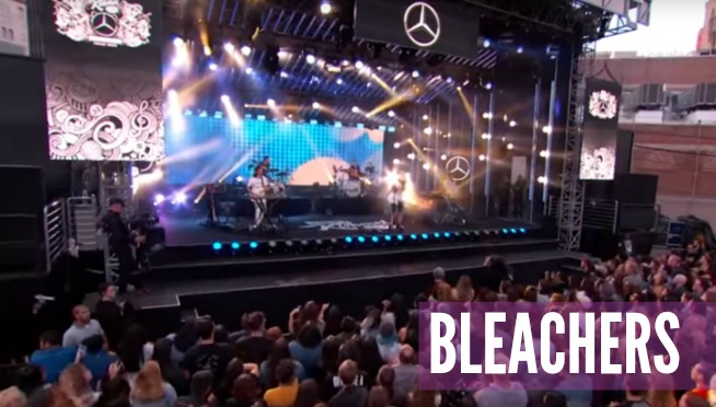 BLEACHERS ON KIMMEL