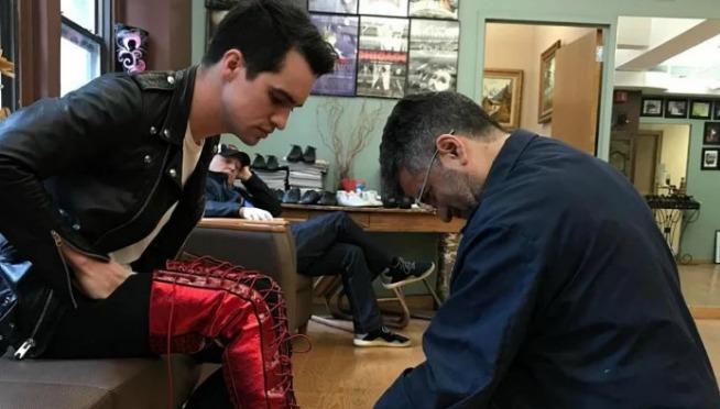 Brendon Urie Makes These High Heels Work