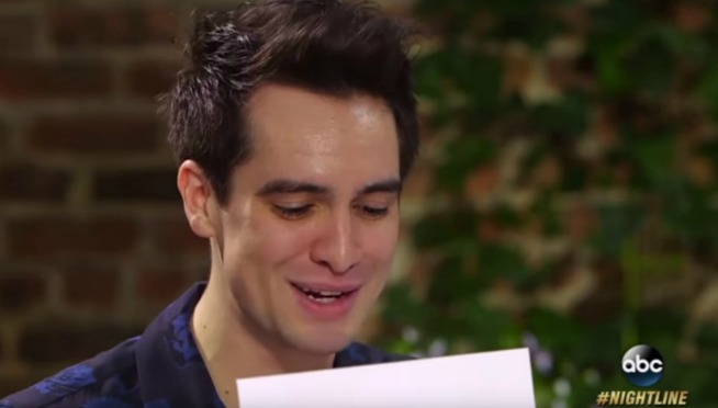 Brendon Urie Opens Fan Mail On Nightline