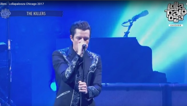 WATCH: The Killers Lolla Cover of Starlight by Muse