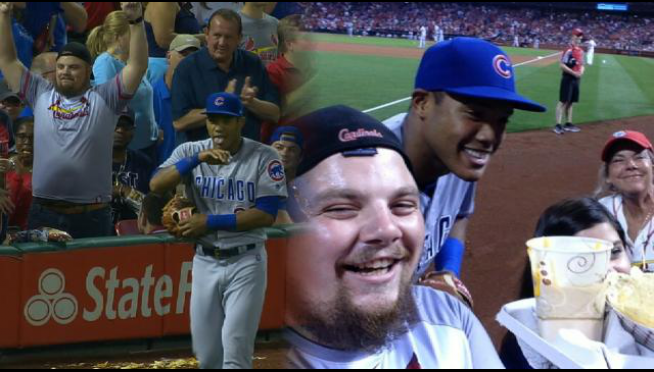 VIDEO:  Addison Russell Destroys, Delivers Nachos in St. Louis