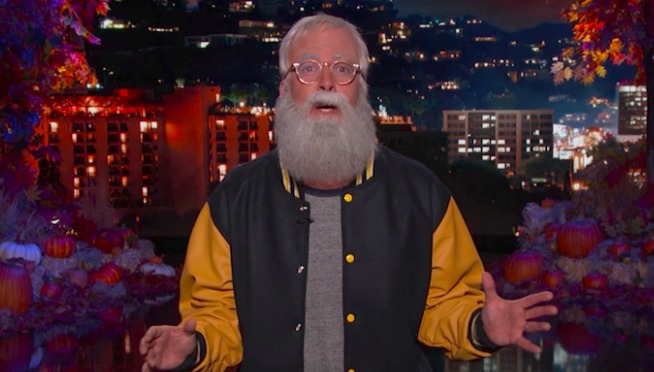 Watch Dave Grohl Host “Kimmel” as David Letterman