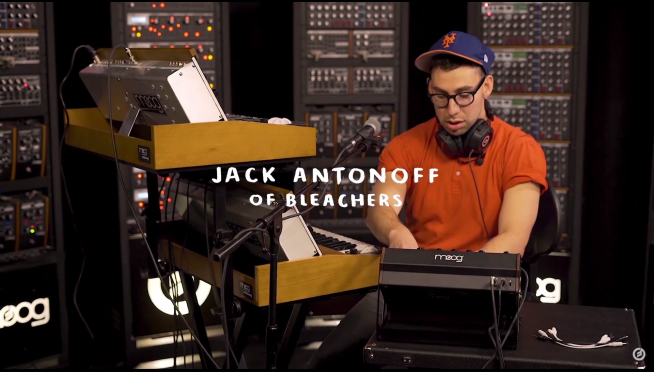WATCH:  Jack Antonoff of Bleachers Playing Around with Moog Synths